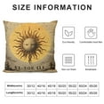 thumbnail image 5 of COMIO  Le Soleil La Luna Tarot Sun and Moon Mystic Decorative Throw Pillow Covers, Gifts for Tarot Lovers, Tarot Pillowcase 18 x 18 Inch Home Room Bed Sofa Decor Set of 2, 5 of 5