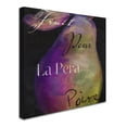 thumbnail image 3 of Trademark Fine Art "Painted Pear II" Canvas Art by Color Bakery, 3 of 4