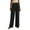 Black, variant on Women's Casual Fashion Pinstripe Straight and Winter Loose Wide-leg Straight Pants for Elegant and Comfortable Daily Wear,Camel,M