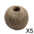 thumbnail image 1 of 5x Cordón Retorcido, Cuerda de Cáñamo Multiusos, Cuerda de Cáñamo de Arpillera de Yute Ecológica Fuerte, Hilo de Regalo para Manualidades, Manualidade 5 piezas, 1 of 10