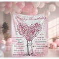 thumbnail image 4 of Happy 18th Birthday Gifts Blanket 50"X60" for Girls, for 18 Year Old Girl,18th Birthday Decorations for Girls, 18 Year Old Girl Birthday Gifts, Best 18th Gift Ideas for Daughter/Her, 4 of 5
