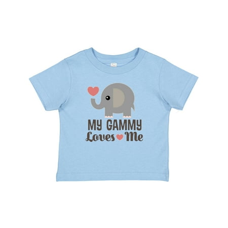 

Inktastic My Gammy Loves Me Grandchild Gift Baby Boy or Baby Girl T-Shirt
