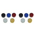 thumbnail image 1 of 10X Metal Guitar Effect Pedal Footswitch Toppers Effect Foot Nail Cap Aluminium Pedal Protection Cap with Multi Colors, 1 of 6
