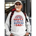 thumbnail image 2 of Happy 4Th Of July! America Sweatshirt Men -Image by Shutterstock, Male 4X-Large, 2 of 4