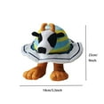 thumbnail image 3 of 9″ Plush Strange Animals Stuffed Figure Throw Pillows For Home Decor For Brainrot Fans (La Saturnita), 3 of 5