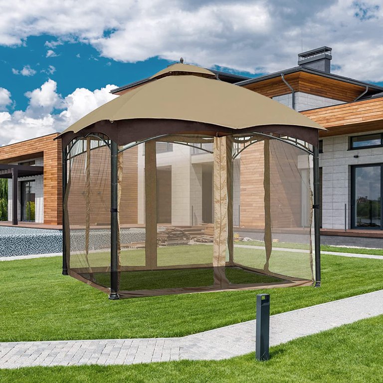 8 X 8 Gazebo Replacement Coastshade Gazebo Canopy Mesh Walls