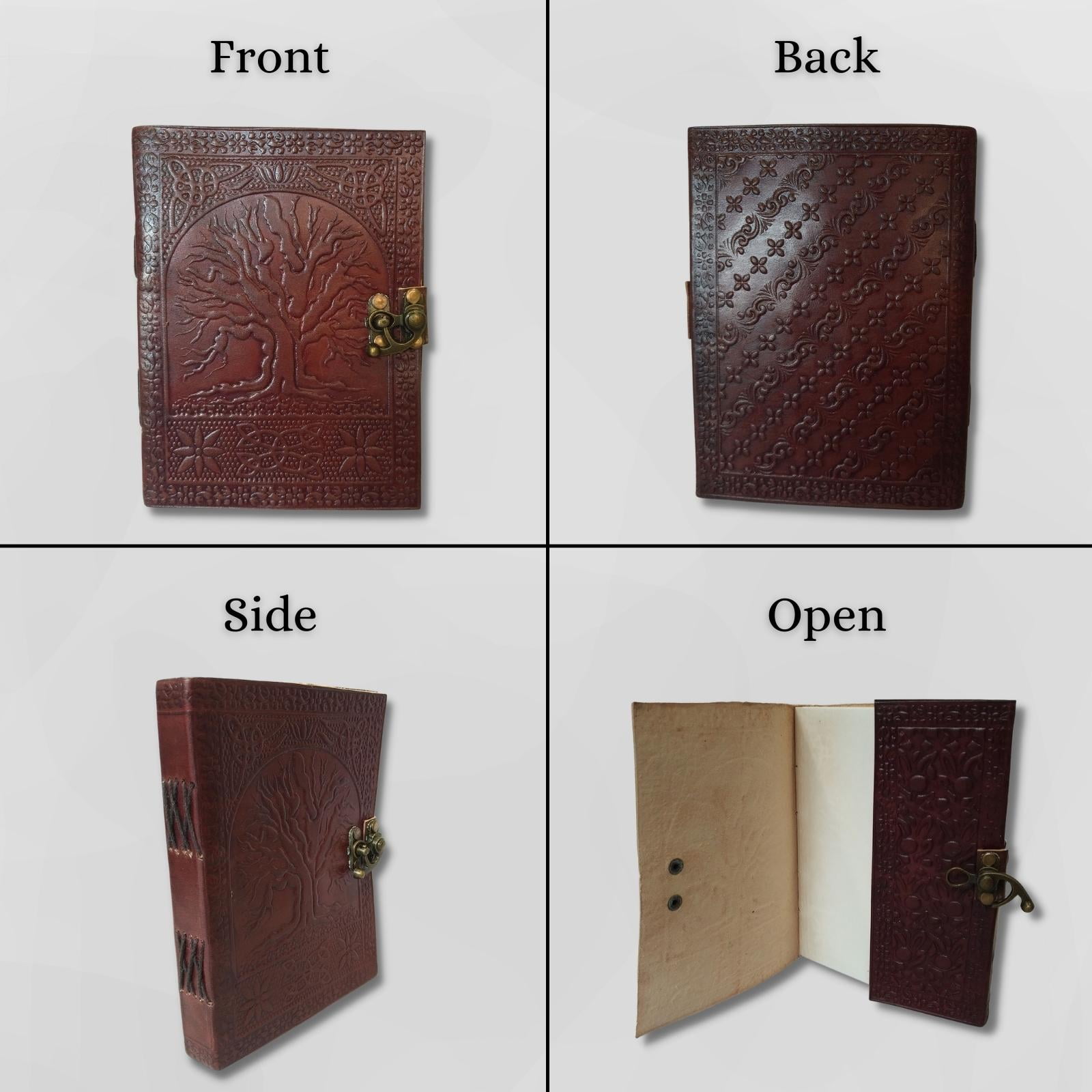 Genuine Leather Tree of Life Diary Blank Book Handmade Journal Notebook Travel Unlined Sketchbook