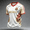 White, variant on Mexican Soccer Fan Jersey – Green & White Graphic Tee, V‑Neck Breathable Athletic Top for Match Day, S-XXL Beige L