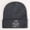 Heather Gray, variant on "The Good Vibes Only" Letter Embroidered Heavyweight Acrylic Knit Beanie, Unisex High Stretch Warm Hat, Must-Have for Outdoor Trips