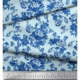 thumbnail image 2 of Soimoi Polyester Crepe Fabric Leaves & Floral Artistic Fabric Prints by Yard 52 Inch Wide, 2 of 3