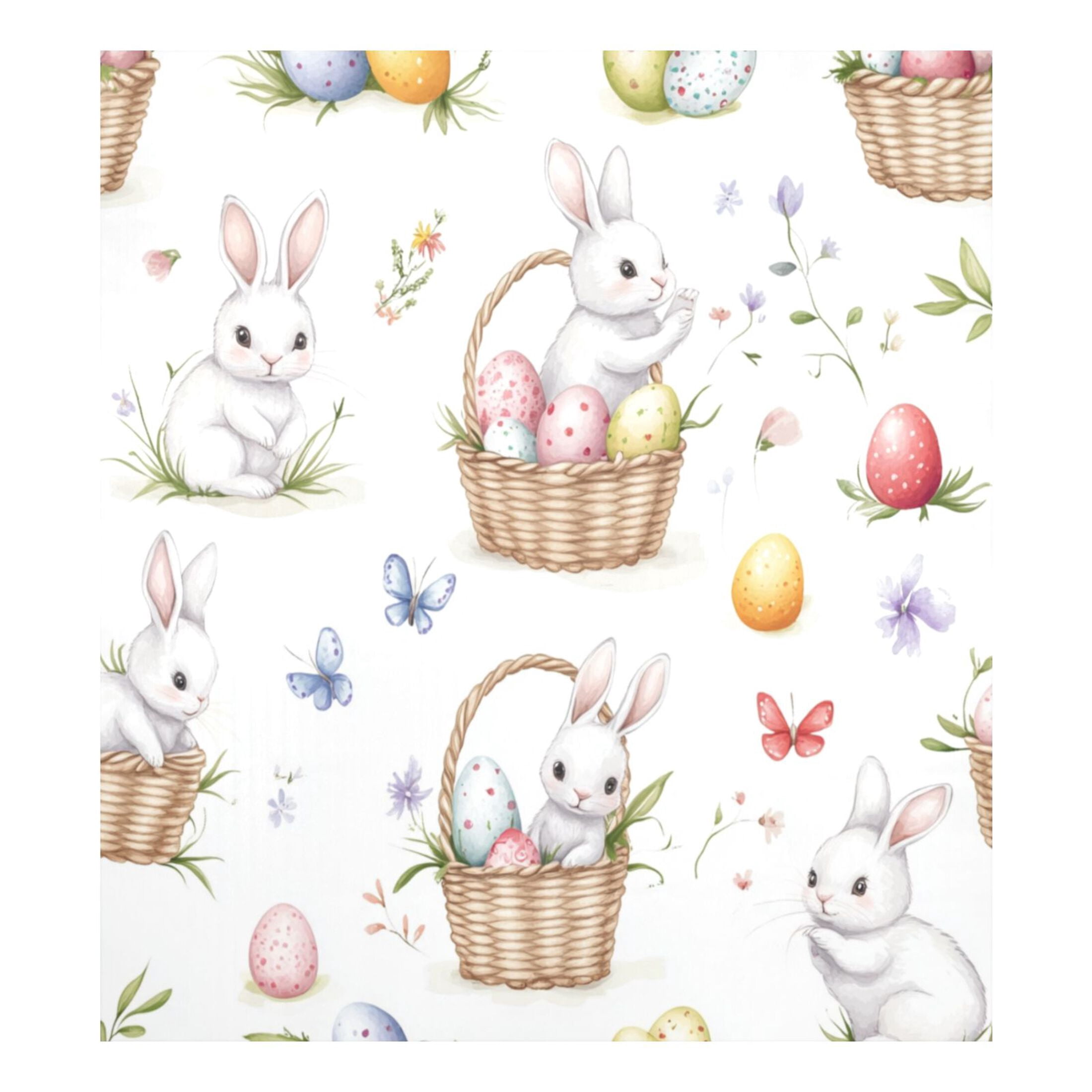Dishwasher Sticker Dishwasher Cover Magnet Refrigerator Home Decorative Art Kitchen Panel Decal Easter Bunnies and Baskets 23x26 Inch