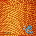 thumbnail image 2 of NYLON NO.5 by Omega - Strong 100% Nylon String Cord for Fine Crochet and Crafts - Color: 45 Tangerine, 2 of 4