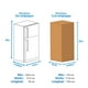 thumbnail image 4 of Refrigerador Midea Top Mount 18 Pies Gris Inverter Quattro Bru Steel, 4 of 4