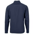 thumbnail image 3 of Men's Cutter & Buck Navy Virginia Cavaliers Vintage Adapt Eco Knit Hybrid Recycled Full-Zip Jacket, 3 of 3