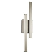 22.25 Inch 17W 2 Led Wall Sconce-Brushed Nickel Finish Elan Lighting 83703