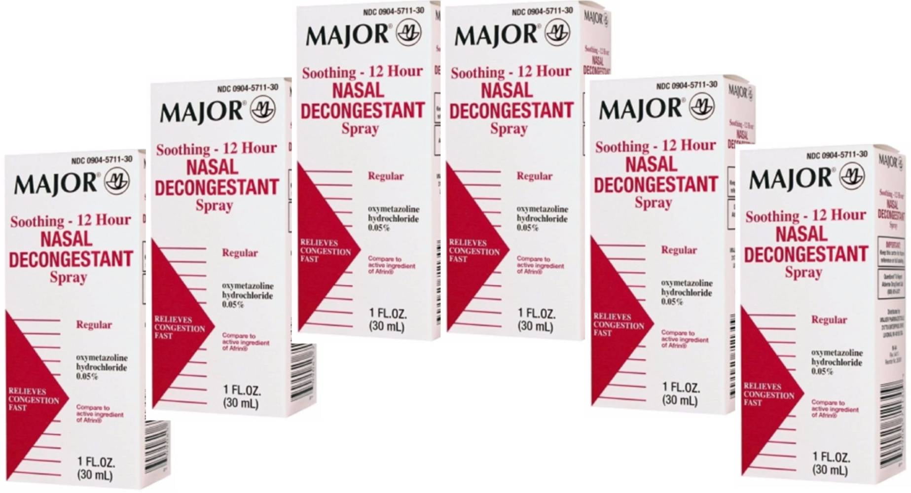 Major 12Hour Nasal Decongestant Spray, OTC Medicine for Nasal