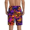 thumbnail image 3 of Easygdp Skull Men's Short Pajama Pants, Sleep Shorts, Household Pants, Casual Pants with Pockets - Medium, 3 of 9
