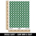 thumbnail image 2 of Bacon Strips Doodle 200+ Round Stickers - Dark Green - Gloss Finish - 0.50" Size, 2 of 3