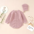 thumbnail image 6 of Ketyyh-chn99 Girls Sweater Baby Sweater with Knit Baby Sweater for Toddler Boys and Girls Soft Pullover Kids Clothing Lightweight Fall Winter Outfit Size for 6-9 Months,Pink, 6 of 9