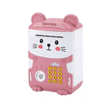 thumbnail image 1 of Alcancia Electronica Caja Fuerte De Gato Rosa, 1 of 4