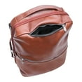 thumbnail image 5 of McKlein U Series, EAST SIDE , Pebble Grain Calfskin Leather 17" Leather, 2-in-1, Laptop & Tablet, Convertible Travel Backpack & Cross-Body, Brown (18874), 5 of 10