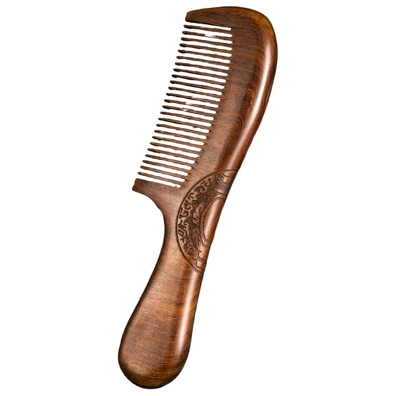 ACDANC Hair Combs for Women Accessories Natural Wood Composition Wide Tooth Comb Anti-Static Hair Comb Claw Clips Style 1