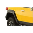 thumbnail image 4 of Bushwacker by RealTruck Pocket/Rivet Style Front & Rear Fender Flares | 4-Piece Set, Black, Smooth Finish | 31922-02 | Compatible with 2007-2014 Toyota FJ Cruiser, 4 of 5