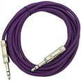 thumbnail image 2 of Seismic Audio SATRX-10 - Audio cable - stereo jack male to stereo jack male - 3 m - shielded - purple (pack of 6), 2 of 2