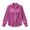 Hot Pink, variant on Tqcoqu Velvet Button Down Shirt for Women, Lapel Collar Long Sleeve Ruffle Cuff Casual Blouse Top