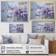 thumbnail image 4 of Designart "Blooming Lilac Bush In Purple And Blue II" Lilacs Wall Art Prints, 4 of 7