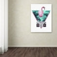 thumbnail image 3 of Trademark Fine Art 'Miami Flamingo' Canvas Art by Robert Farkas, 3 of 3