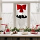 thumbnail image 1 of Adornos navideños, adornos navideños, regalos navideños, adornos navideños largos de terciopelo para árbol de Navidad, adornos navideños para colgar en la ventana, lazo de poliéster., 1 of 6