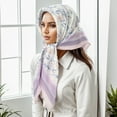 thumbnail image 3 of Yokua Elegant Turkish Head Covering Flower Printing Head Scarf for Women Daily Wear, 3 of 14