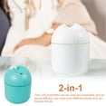 thumbnail image 3 of Humidificador 2 en 1 Wosthever para escritorio dormitorio interior difusor de aire 250ml Verde 10 palitos, 3 of 6
