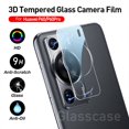 thumbnail image 2 of 1-2 Pcs 3D 9H Vidrio Templado Curvo Para Huawei P60 Pro P60Pro HuaweiP60 HuaweiP60Pro Protector De Pantalla De Lente De Cámara Cobertura Completa De Película De Trasera, 2 of 4