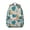 Rose-gold-1, variant on Tropical Floral School Backpack Jungle Leaves and Hawaiian Print Design Exotic Summer Beach Bag for Students