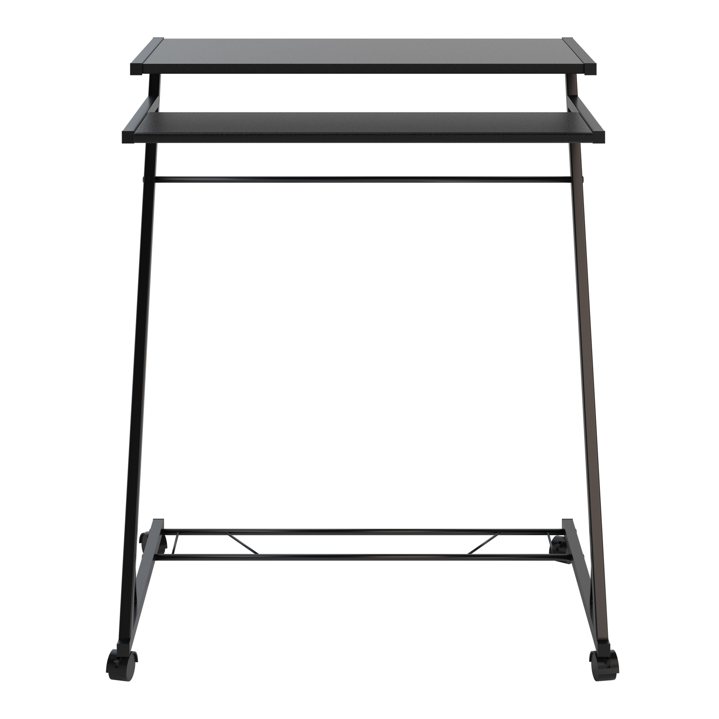 Lavish Home Rolling Laptop Cart with Casters for Mobility (Black) - image 4 of 7