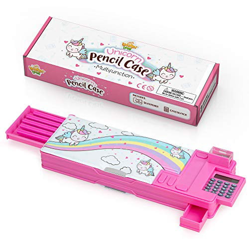 Disney Princess With Calculator Cartoon Birthday/School/ X-Mas Pencil Gift Box 