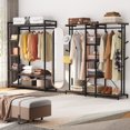 Tribesigns Extra Large Closet Organizer with Hooks, FreeStanding