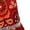Red, variant on Women's Long Skirt Pleated Ruffle Gypsy Spring Stretch Pull On Flowy Elastic Fashion High Waisted Beach Navy Small