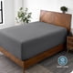 thumbnail image 3 of Sábana Ajustable Bare Home Colección Premium 1800 Tamaño Completo 22' Gris, 3 of 7