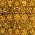 thumbnail image 1 of Ahgly Company Indoor Square Abstract Yellow Modern Area Rugs, 4' Square, 1 of 4