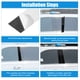 thumbnail image 4 of 10 Uds Embellecedor de pilar B Unique Bargains para Mazda CX-5 CX5 2017-2022 Negro, 4 of 7