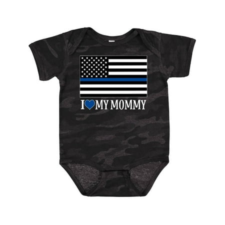 

Inktastic Police Officer Mommy Law Enforcement Gift Baby Boy or Baby Girl Bodysuit