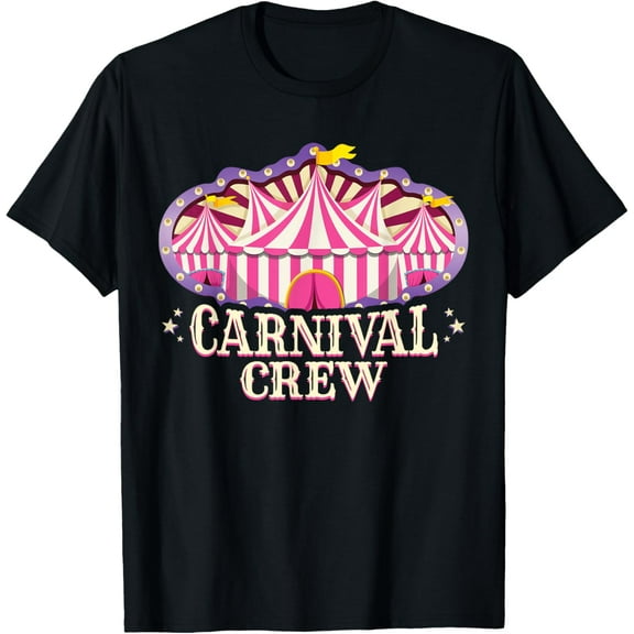 t-shirt Carnival Crew Shirts - Carnival Shirts - Carnival T-Shirt mens，black，women，funny，journey，Crew Neck, Short Sleeve,printing