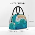 thumbnail image 3 of Haiem Beach Printed Lunch Bag Women, Lunch Box Lunch Bag for Women, Small Leakproof Cute Lunch Tote Large Capacity Reusable Insulated Cooler Lunch Container, 3 of 6