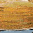 thumbnail image 5 of SAFAVIEH Barbados Sunset Waves Outdoor Area Rug, Blue/Gold, 5'3" x 5'3" Round, 5 of 8