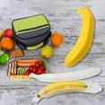 thumbnail image 5 of 2 Pack Banana Case, Banana Keeper BPA-Free, Banana Protector Saver Outdoor Travel, Plastic Banana Holder Container, Cute Banana Carrier for Lunch Box Fruits Freshness (Yellow), 5 of 5