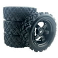 thumbnail image 3 of Juego de 4 Neumáticos de Goma Hexagonales Zulema para Wltoys Negro, 3 of 5