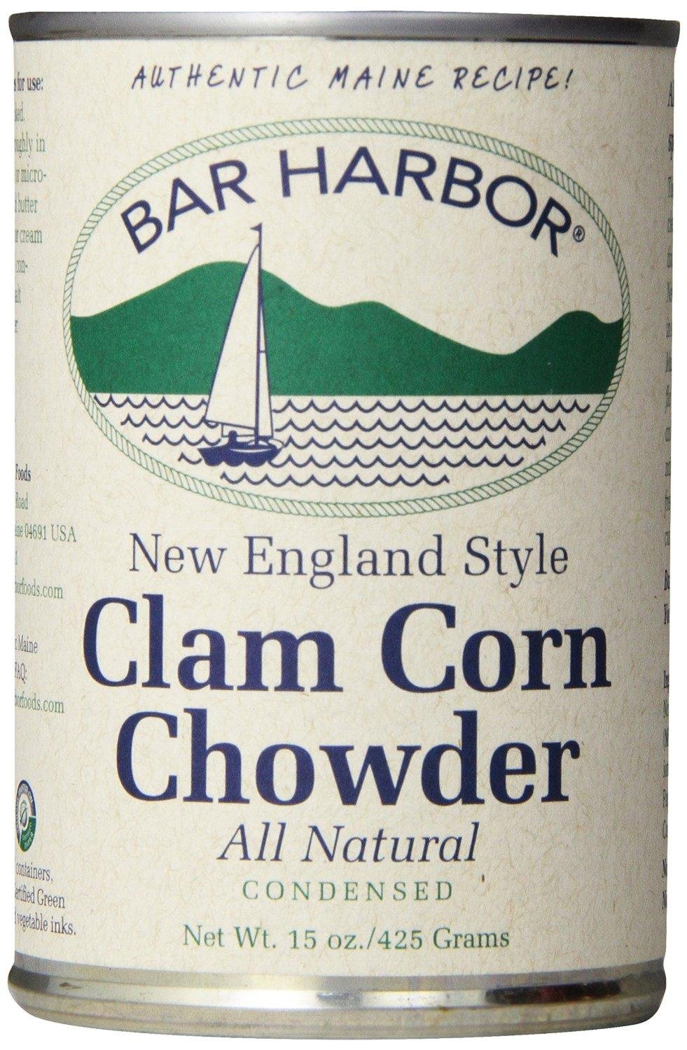 Bar Harbor New England Style Clam Corn Chowder 15 fl oz Pack of 2